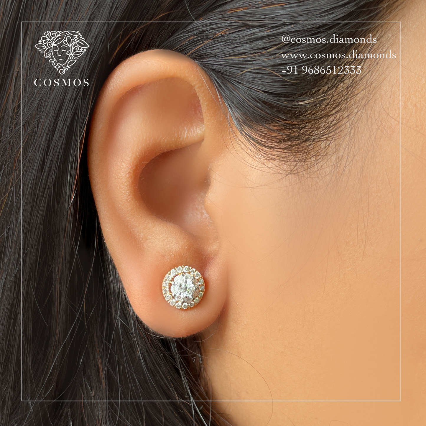 Christine diamond earrings