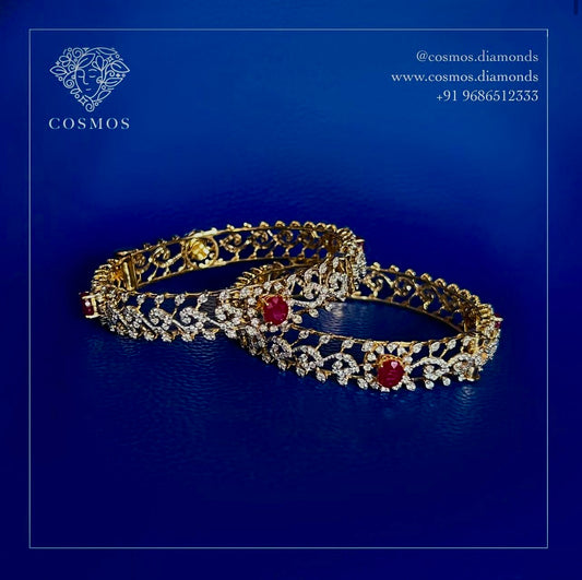 Elegant and designer diamond bangles